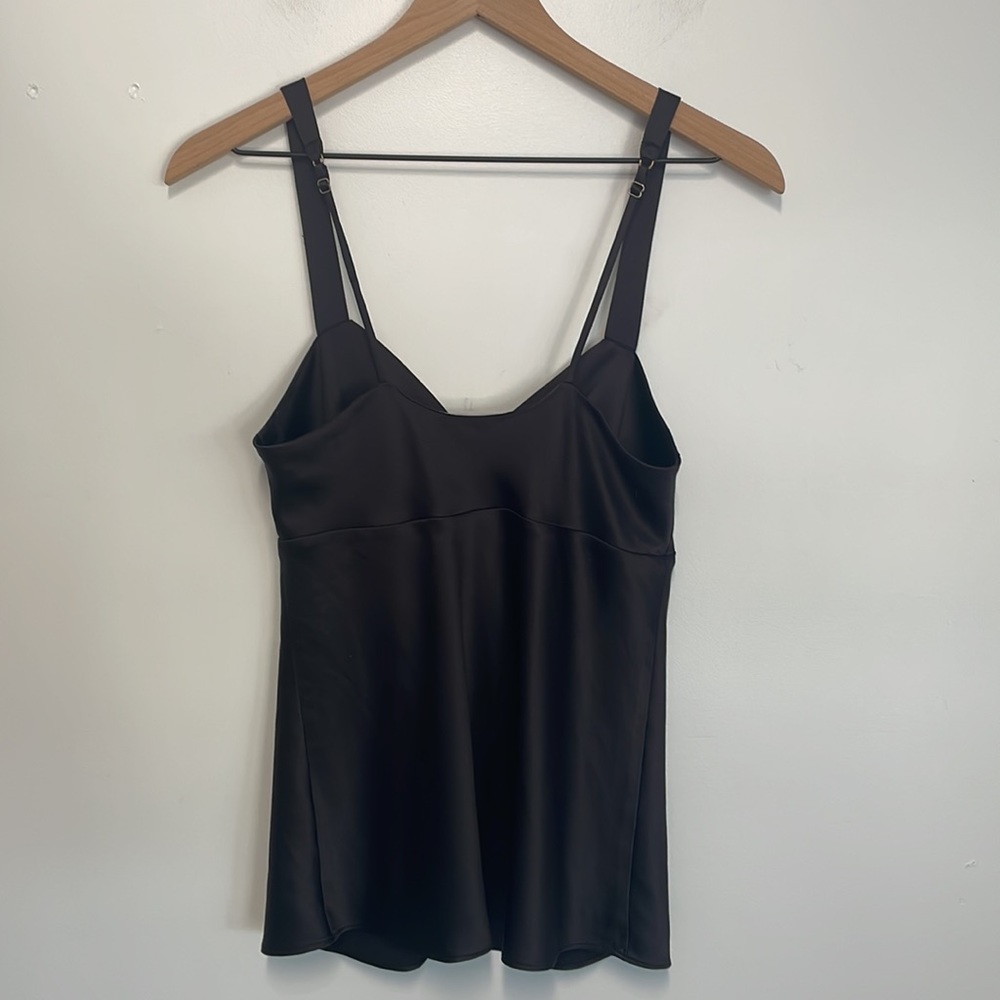Flora Nikrooz Black Satin Camisole - Picture 2 of 4